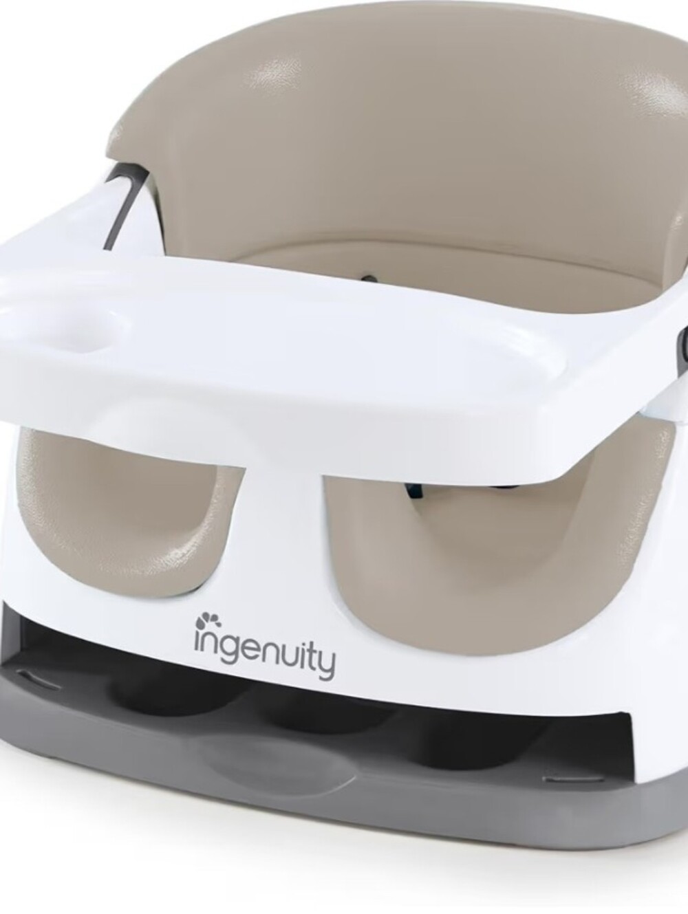 Ingenuity Beige Infant Floor Seat with White Tray
